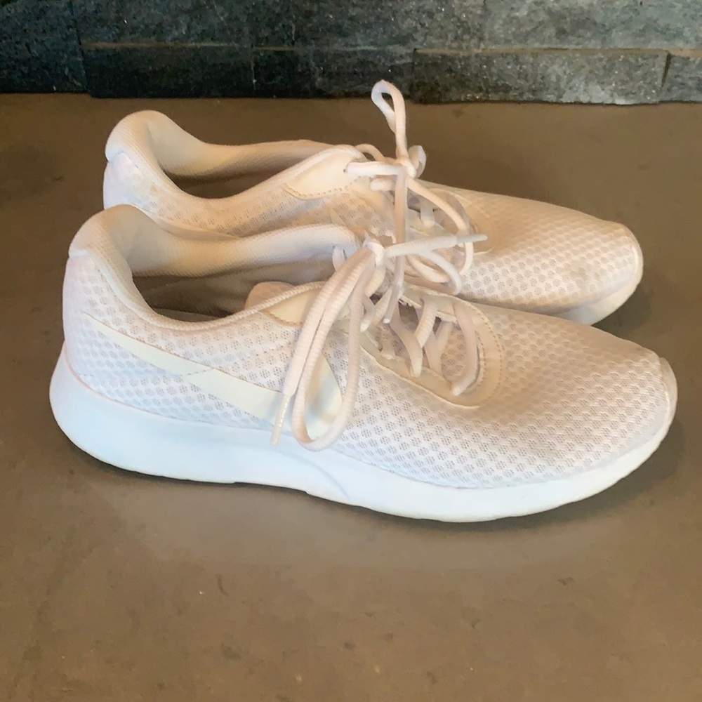 White Nike Athletic Shoes - Picture 1 of 6
